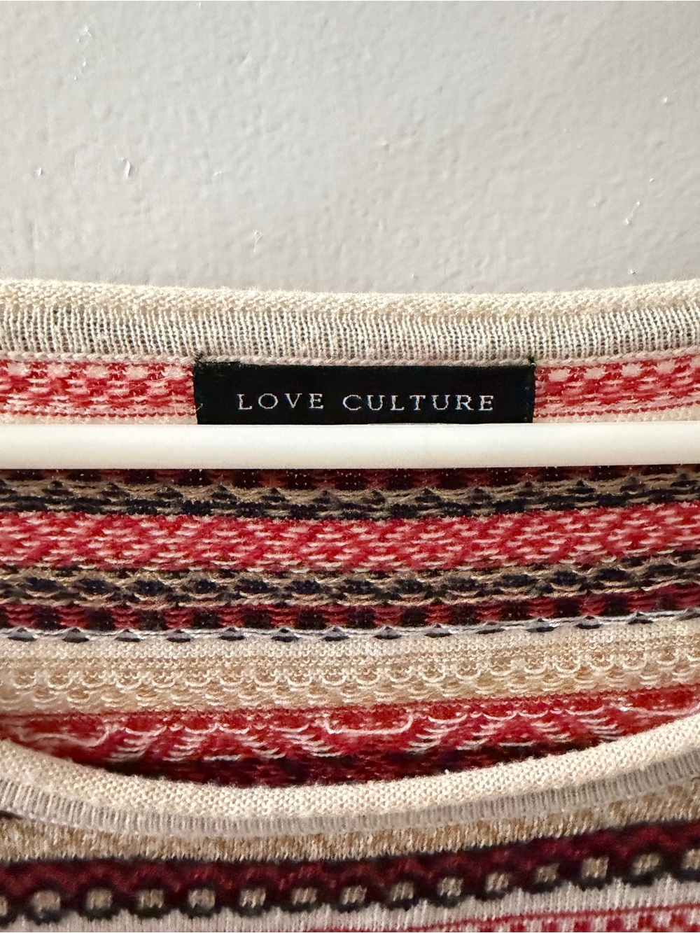 Patterned Knit Top - Picture 4 of 5
